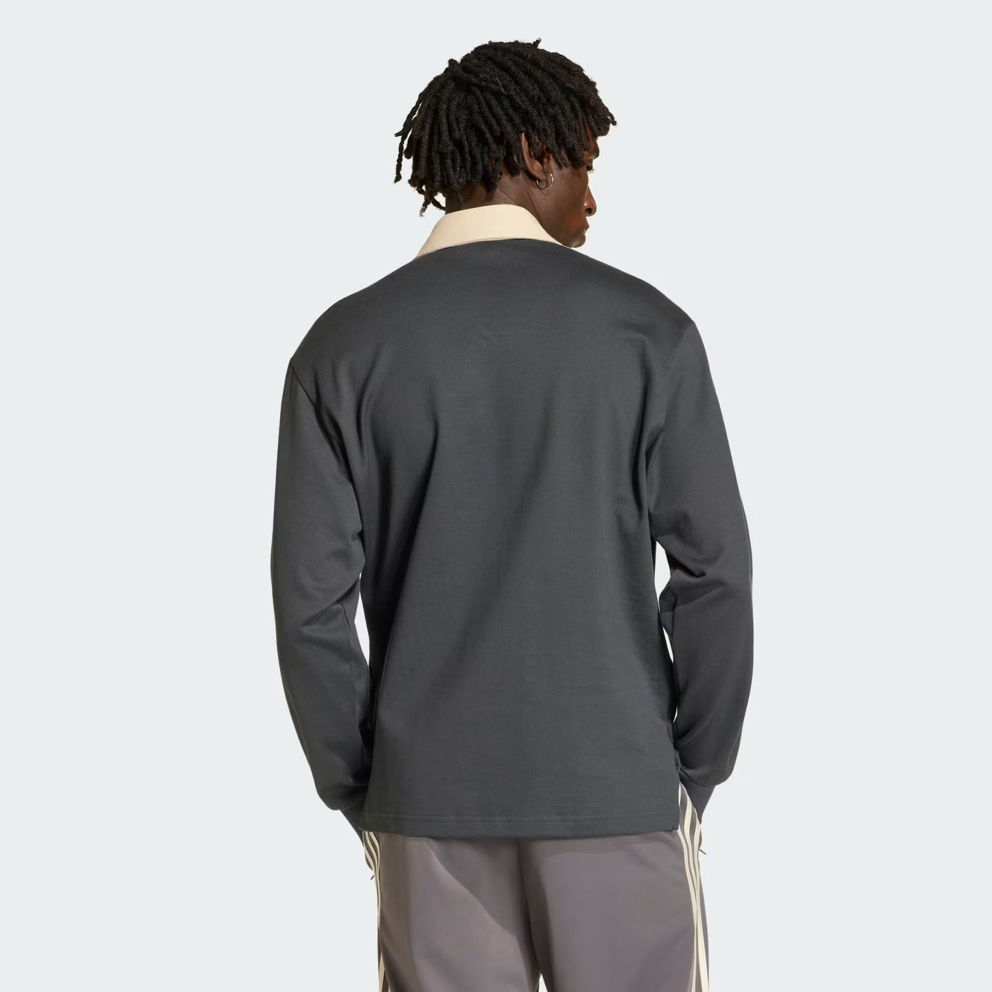 3-STRIPES RUGBY LONG SLEEVE POLO KQ9640 ORIGINAL