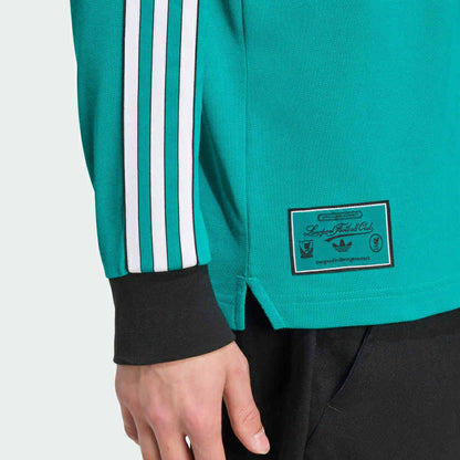 LIVERPOOL FC TERRACE ICONS LONG SLEEVE POLO SHIRT JW5471 ORIGINAL