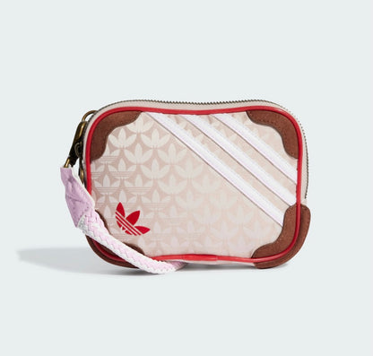 TREFOIL MONOGRAM JACQUARD SUEDE MINI AIRLINER BAG IT7381 ORIGINAL