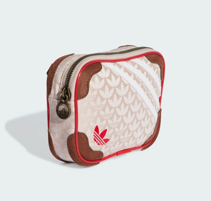 TREFOIL MONOGRAM JACQUARD SUEDE MINI AIRLINER BAG IT7381 ORIGINAL