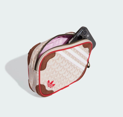 TREFOIL MONOGRAM JACQUARD SUEDE MINI AIRLINER BAG IT7381 ORIGINAL