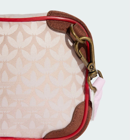 TREFOIL MONOGRAM JACQUARD SUEDE MINI AIRLINER BAG IT7381 ORIGINAL