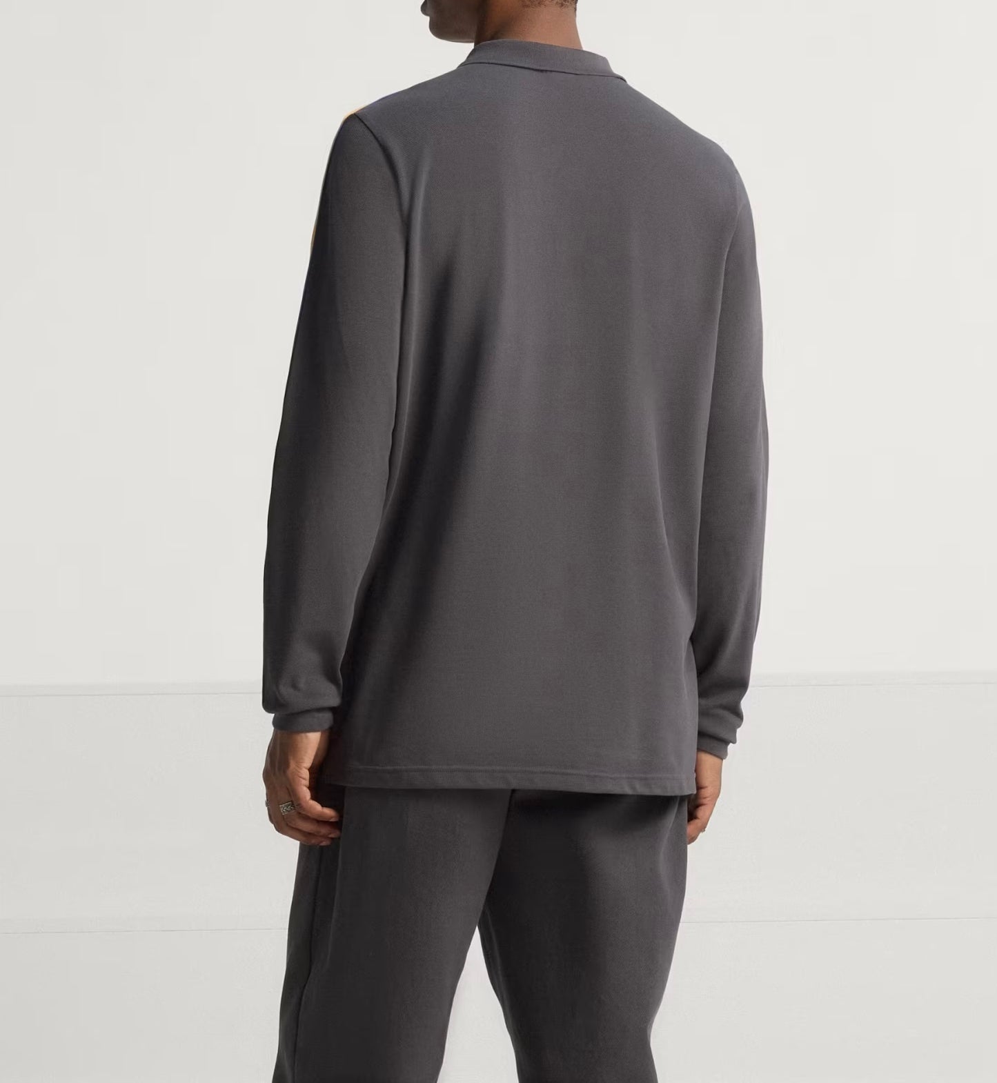 MANCHESTER UNITED TERRACE ICONS LONG SLEEVE POLO SHIRT JN2822 ORIGINAL