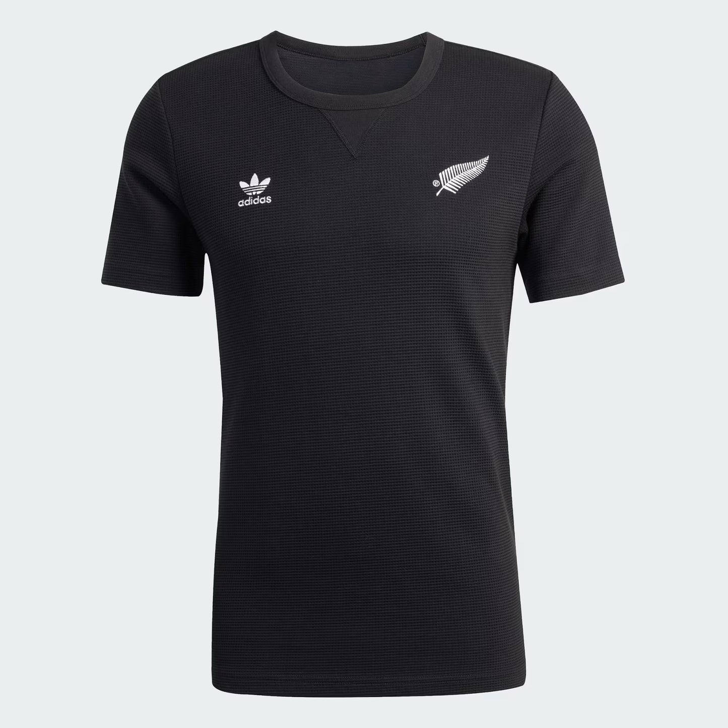 ALL BLACKS WAFFLE TEE JD4077 ORIGINAL