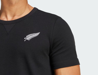 ALL BLACKS WAFFLE TEE JD4077 ORIGINAL